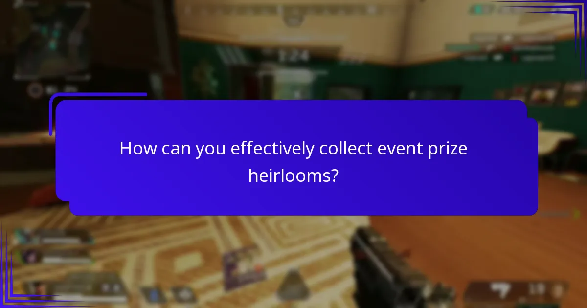 What factors contribute to the rarity of event prize heirlooms?