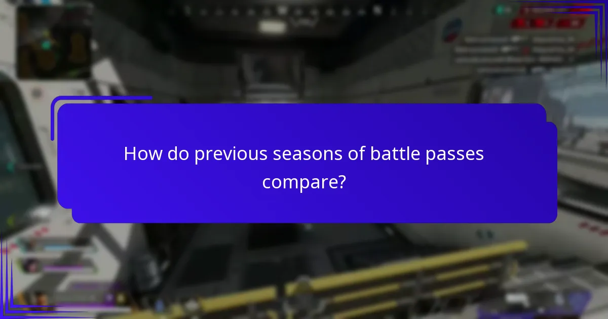 How do previous seasons of battle passes compare?