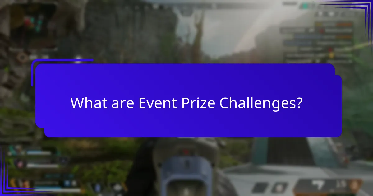 What rewards can I earn from Event Prize Challenges?