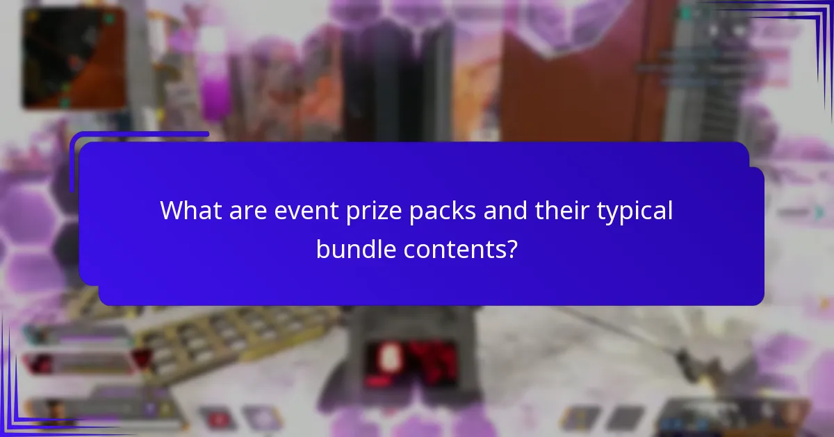 What is the community feedback on event prize packs?