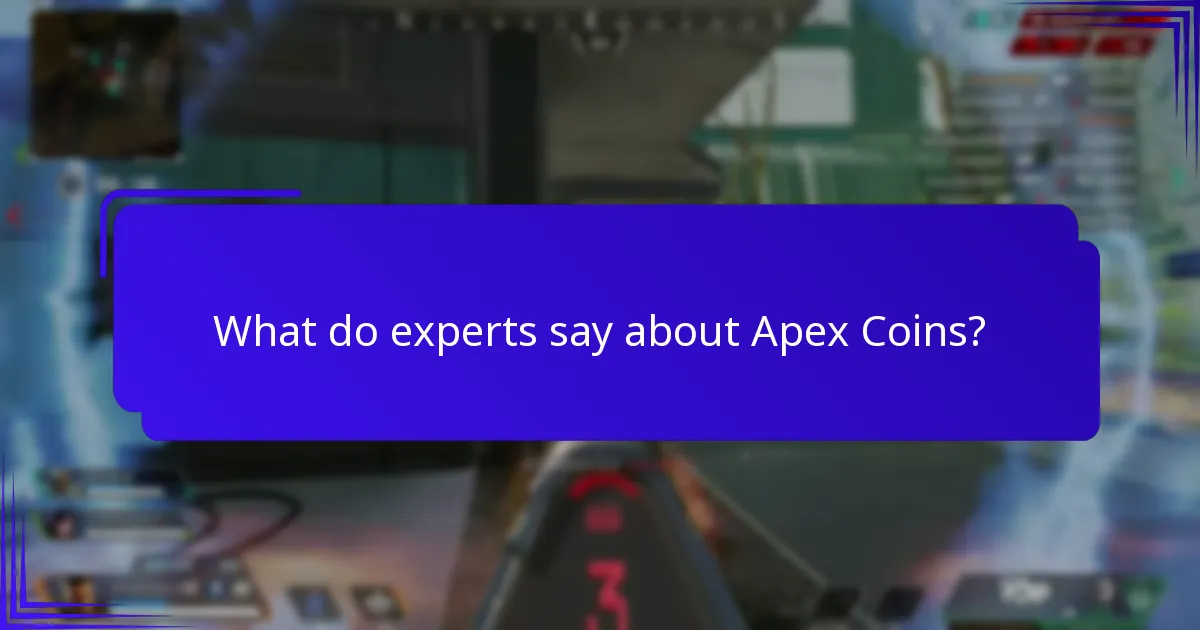 What do users say about their experiences with Apex Coins?
