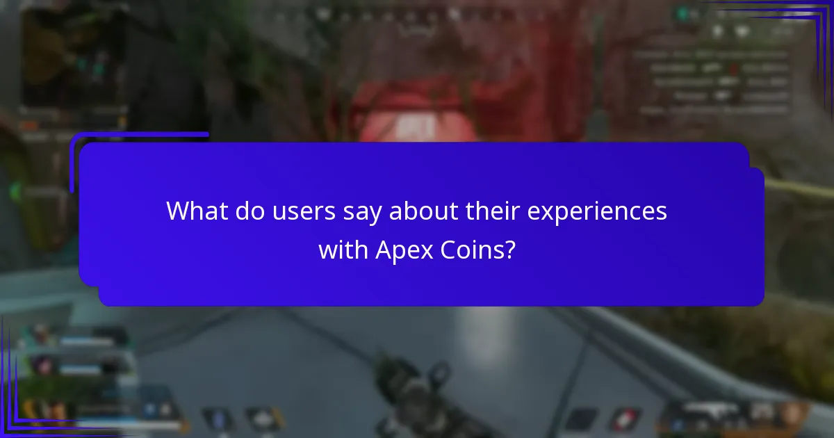 What is the community feedback on Apex Coins?